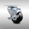 Service Caster 3 Inch SS Hard Rubber Wheel Swivel Top Plate Caster with Brake SCC-SS20S314-HRS-TLB - alternate 1